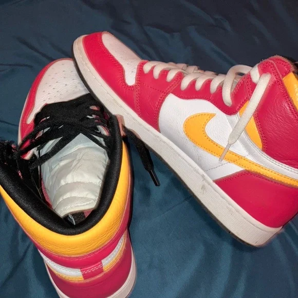 Jordan Shoes Air Jordan Retro High Og Light Fusion Red Size 12